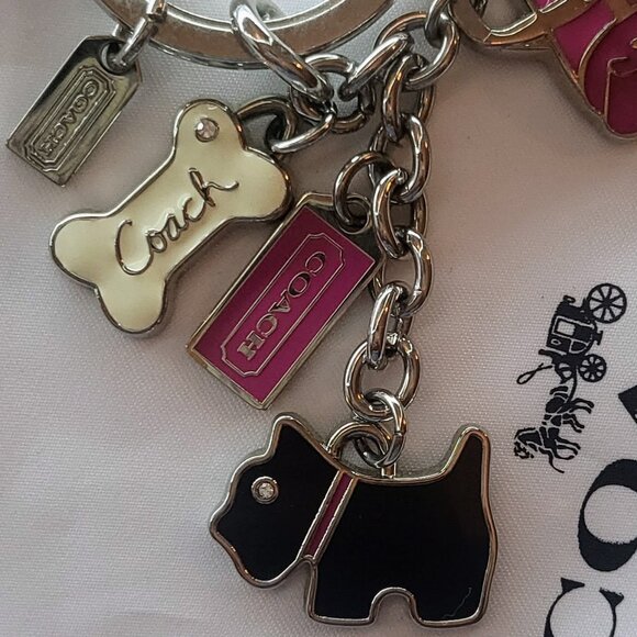 Coach Vintage Scottie Dog & Bone Charm - Picture 4 of 8